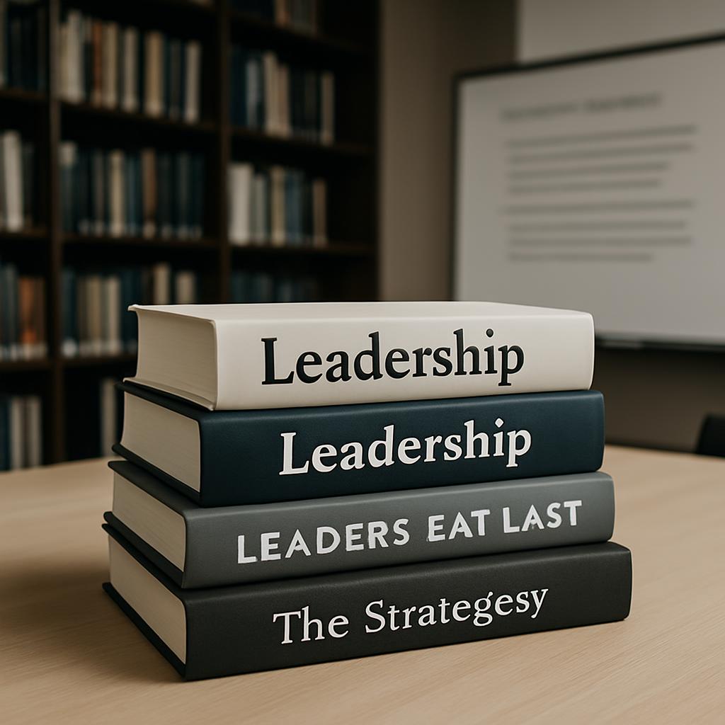 Senior leaders eating can be a metaphor for strategy leadership.